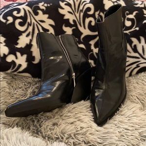 Zara 3.5” wedge heel bootie